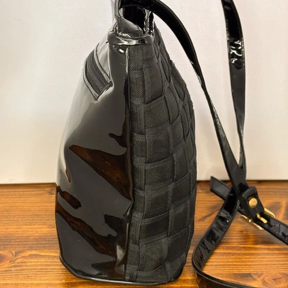 Vintage Y2K Jeanne Lottie Black Crossbody/ Shoulder Bag - Picture 6 of 11